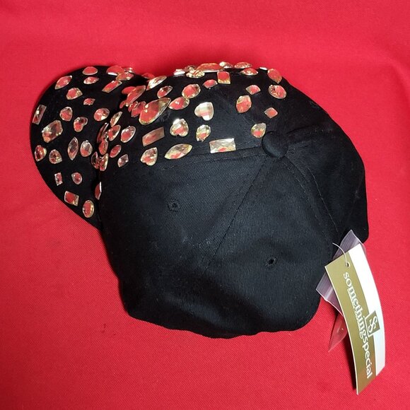 Something Special Womens Jewel Cap Bling Hat - Picture 10 of 10